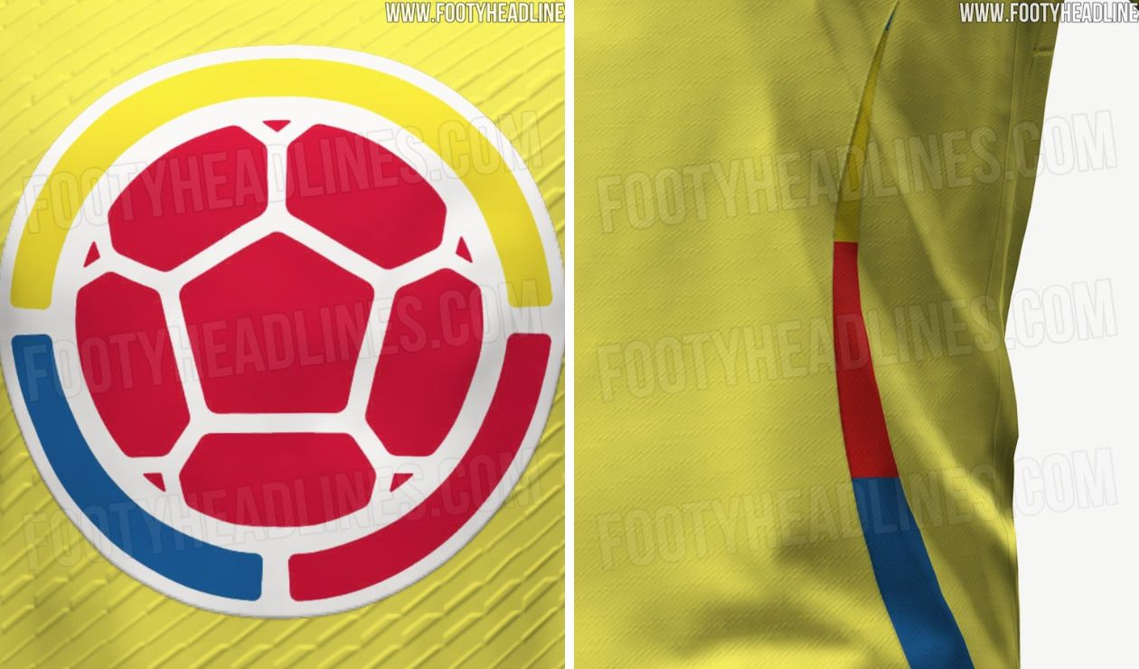 Posible camiseta de Colombia para la Copa América 2024