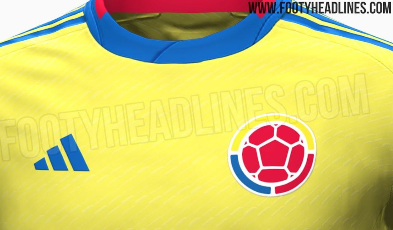 Posible camiseta de Colombia para la Copa América 2024