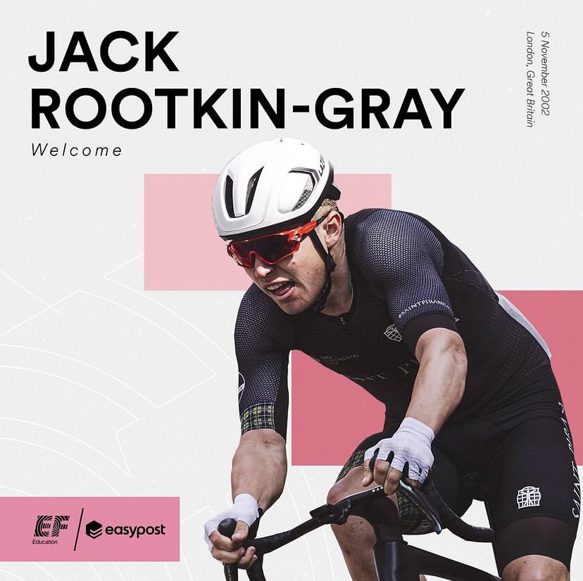 Jack Rootkin-Gray / nuevo fichaje del EF Education