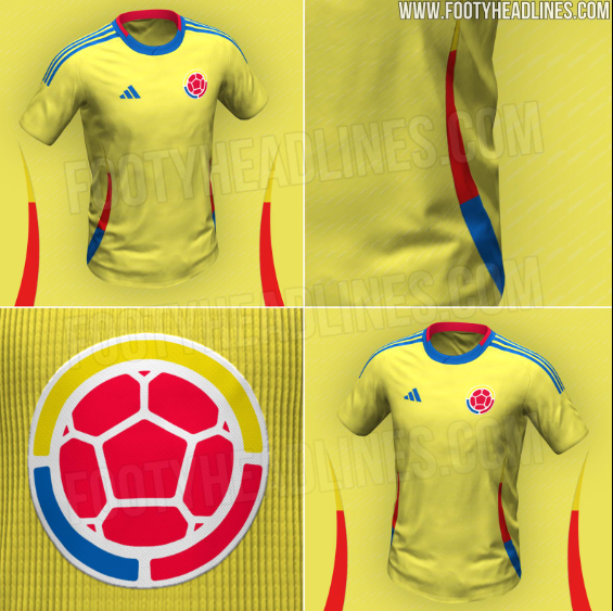 Nueva camiseta de la selección Colombia