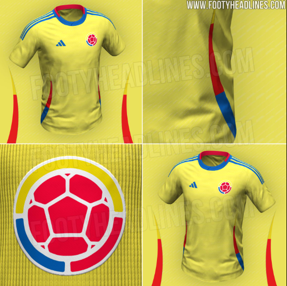 Camisa nueva de 2025 la selección colombia