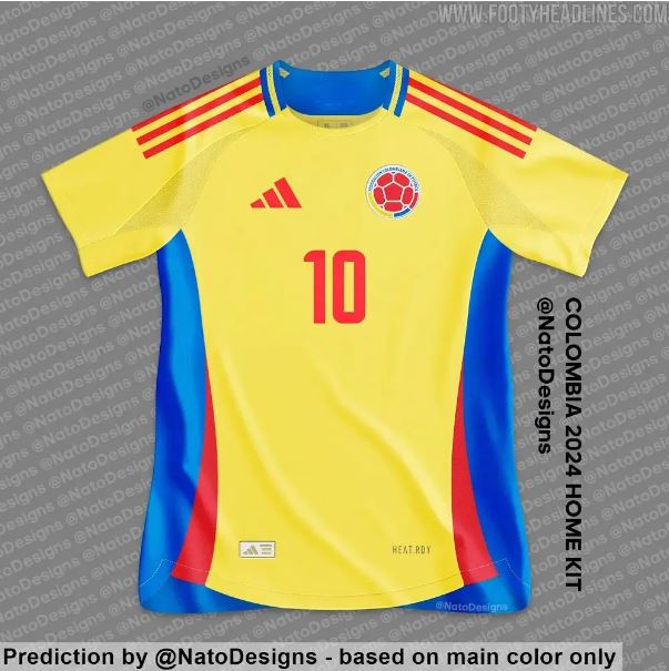 Camiseta local Selección Colombia Copa América 2024