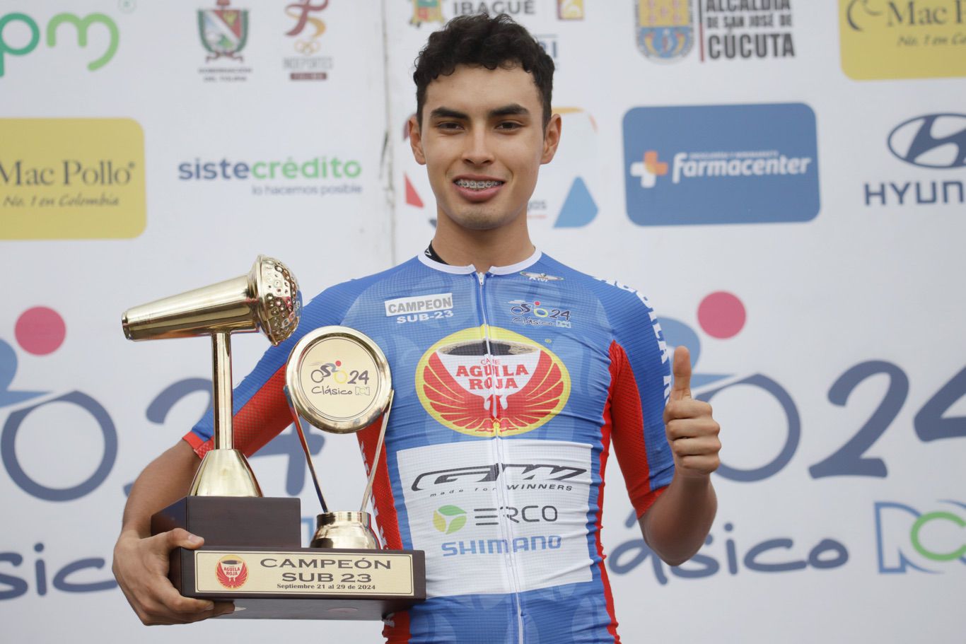 Diego Pescador, campeón de los jóvenes en el Clásico RCN 2024