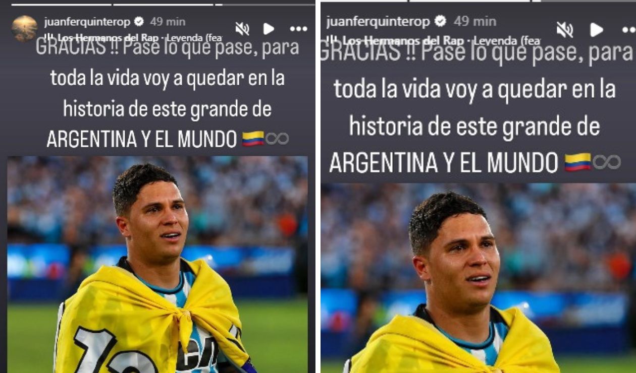 Juanfer Quintero envía mensaje a hinchas de Racing