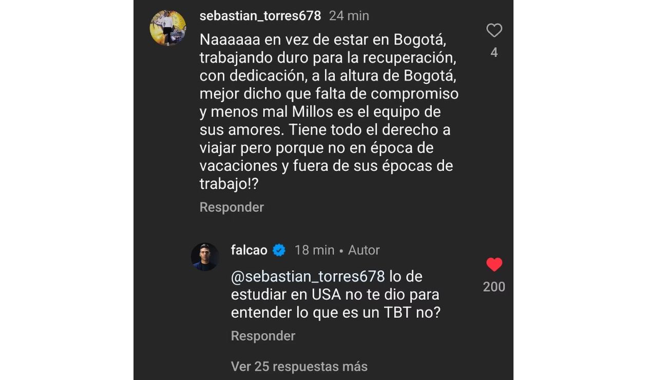 Respuesta de Falcao
