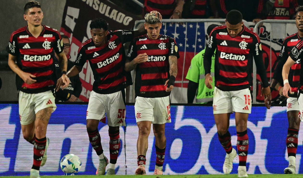 Carrascal vuelve a anotar golazo con Flamengo ante el Santos de Neymar