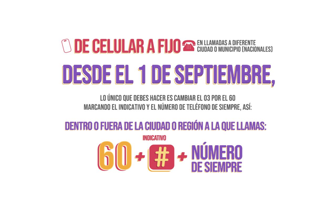 Llamadas locales de celular a fijo