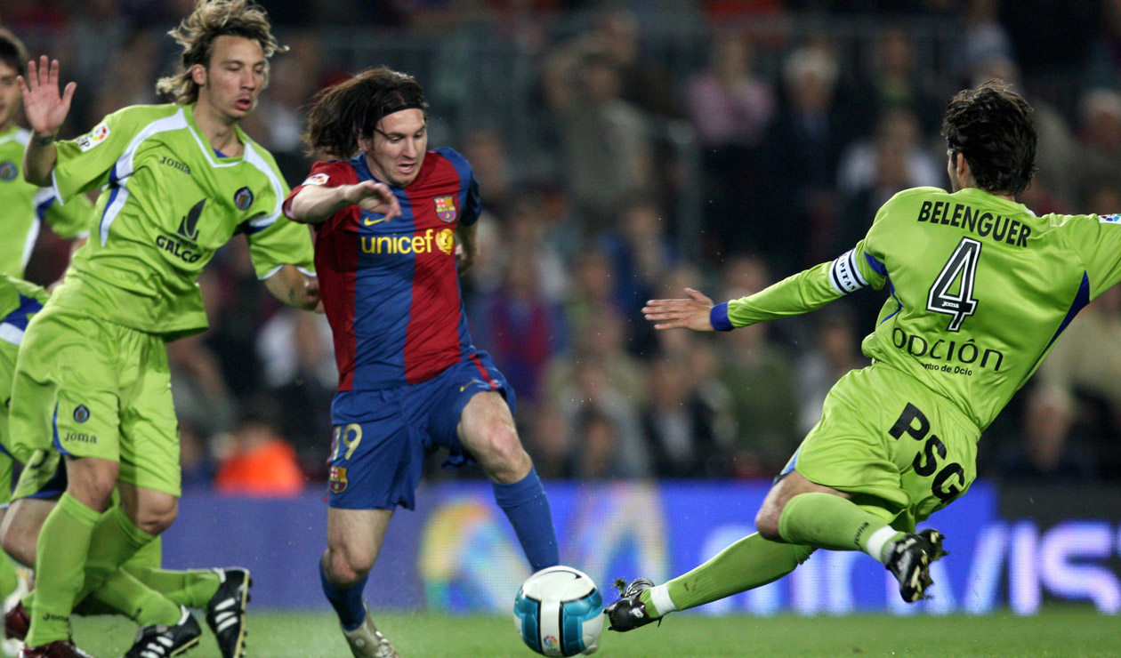 Lionel Messi contra Getafe 2007