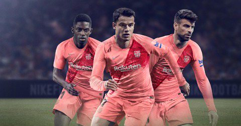 Tercera camiseta de Barcelona