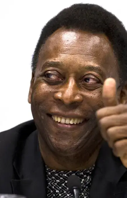 Pelé en un evento de tipo publicitario