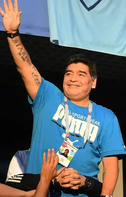 Diego Maradona fue invitado por la FIFA a Rusia 2018