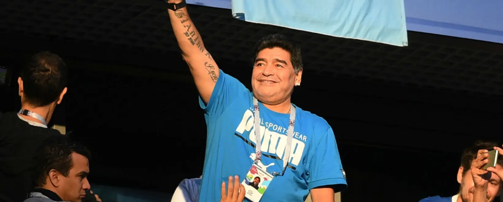 Diego Maradona fue invitado por la FIFA a Rusia 2018