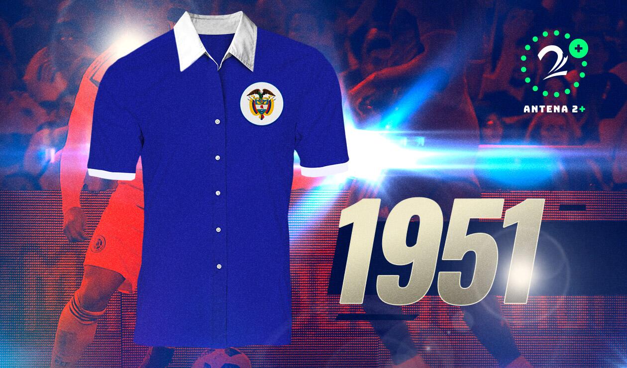 Camiseta Selección Colombia1951