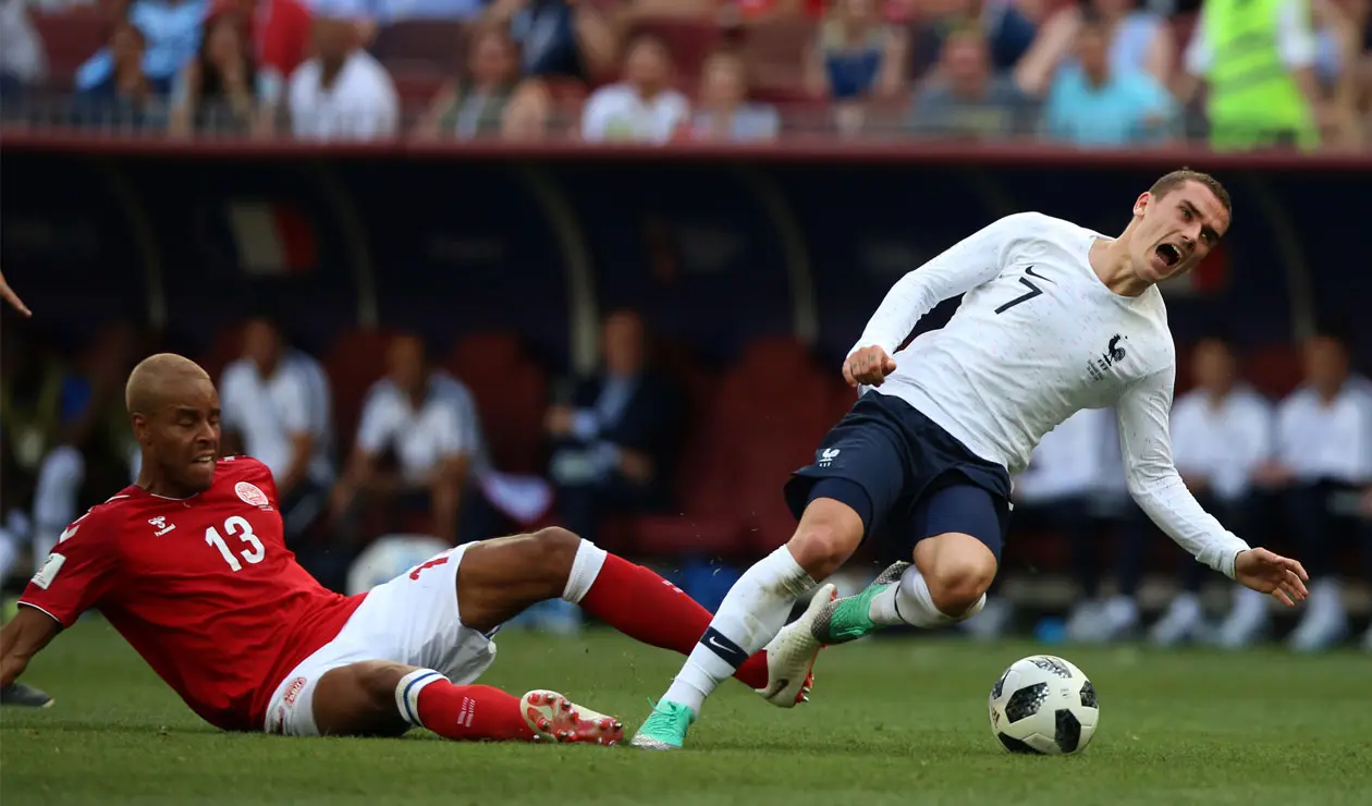Francia y Dinamarca protagonizaron el primer 0-0 del Mundial