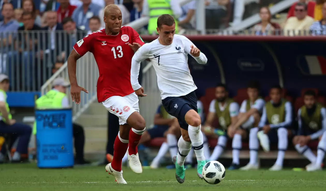 Francia y Dinamarca protagonizaron el primer 0-0 del Mundial 