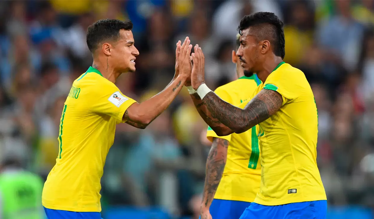 Coutinho y Paulinho, claves con sus goles para Brasil en el Mundial