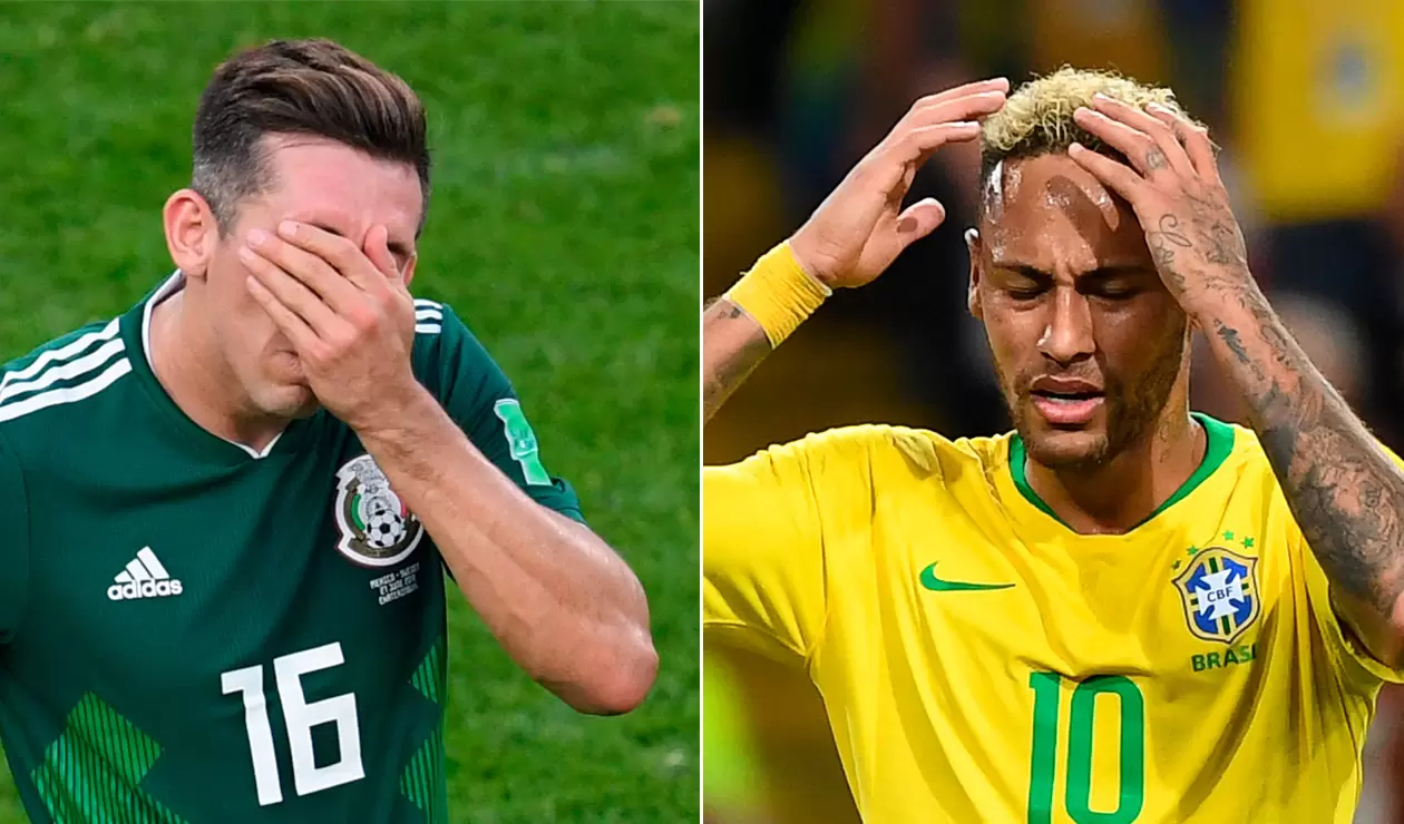 México se enfrentará por quinta vez a Brasil en un Mundial