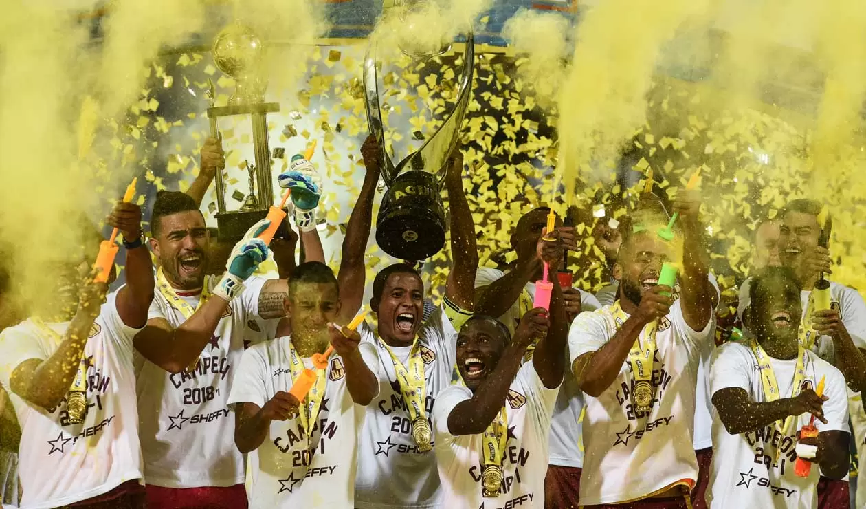 Deportes Tolima alza el título como campeón de la Liga Águila