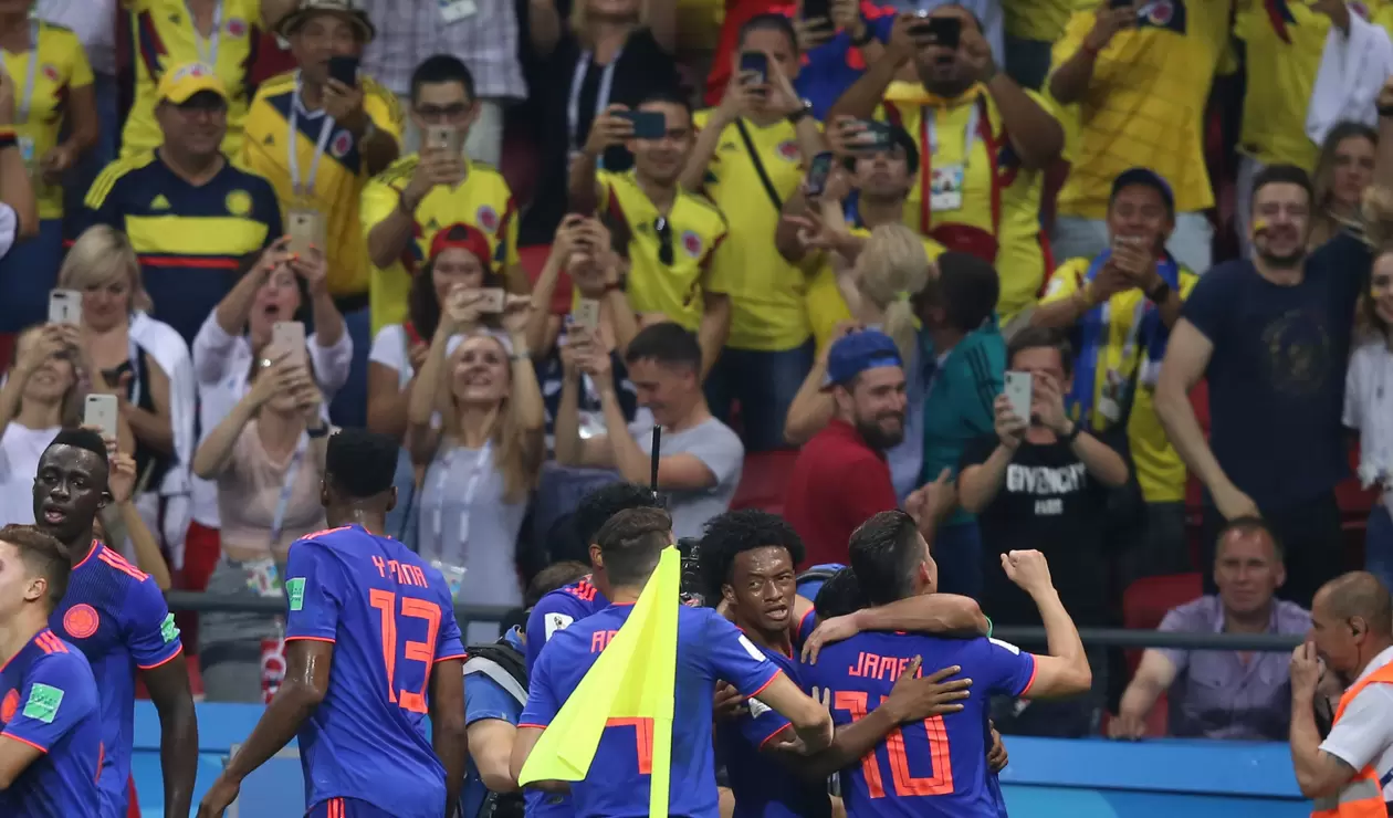 Colombia venció a Polonia de la mano de Falcao, Quintero y James