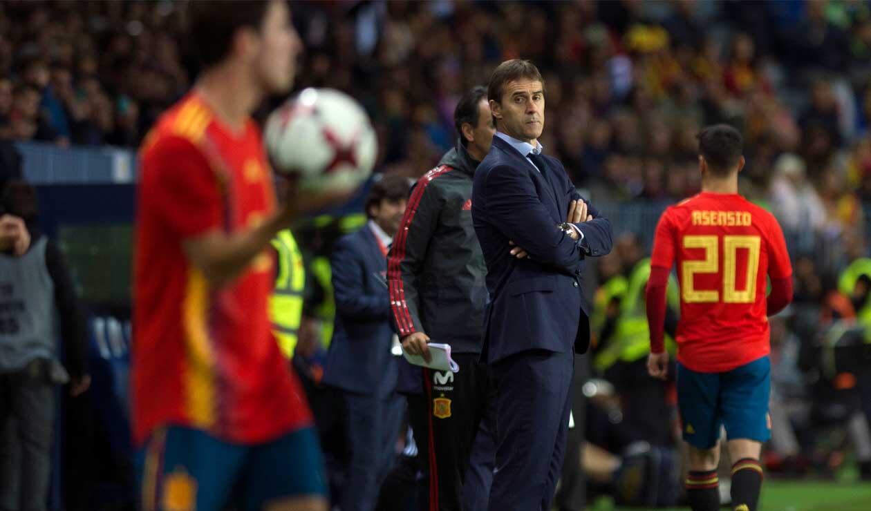 Julen Lopetegui fue destituido como técnico de España