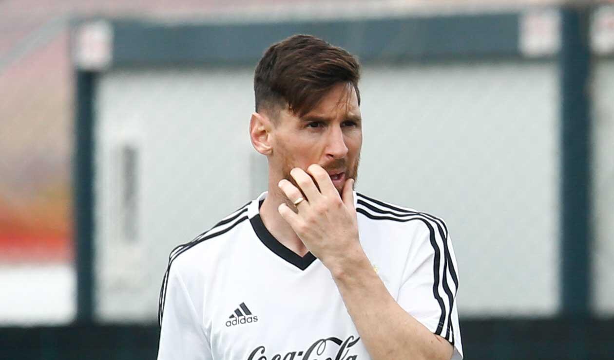 Messi se encuentra concentrado con la Selección Argentina