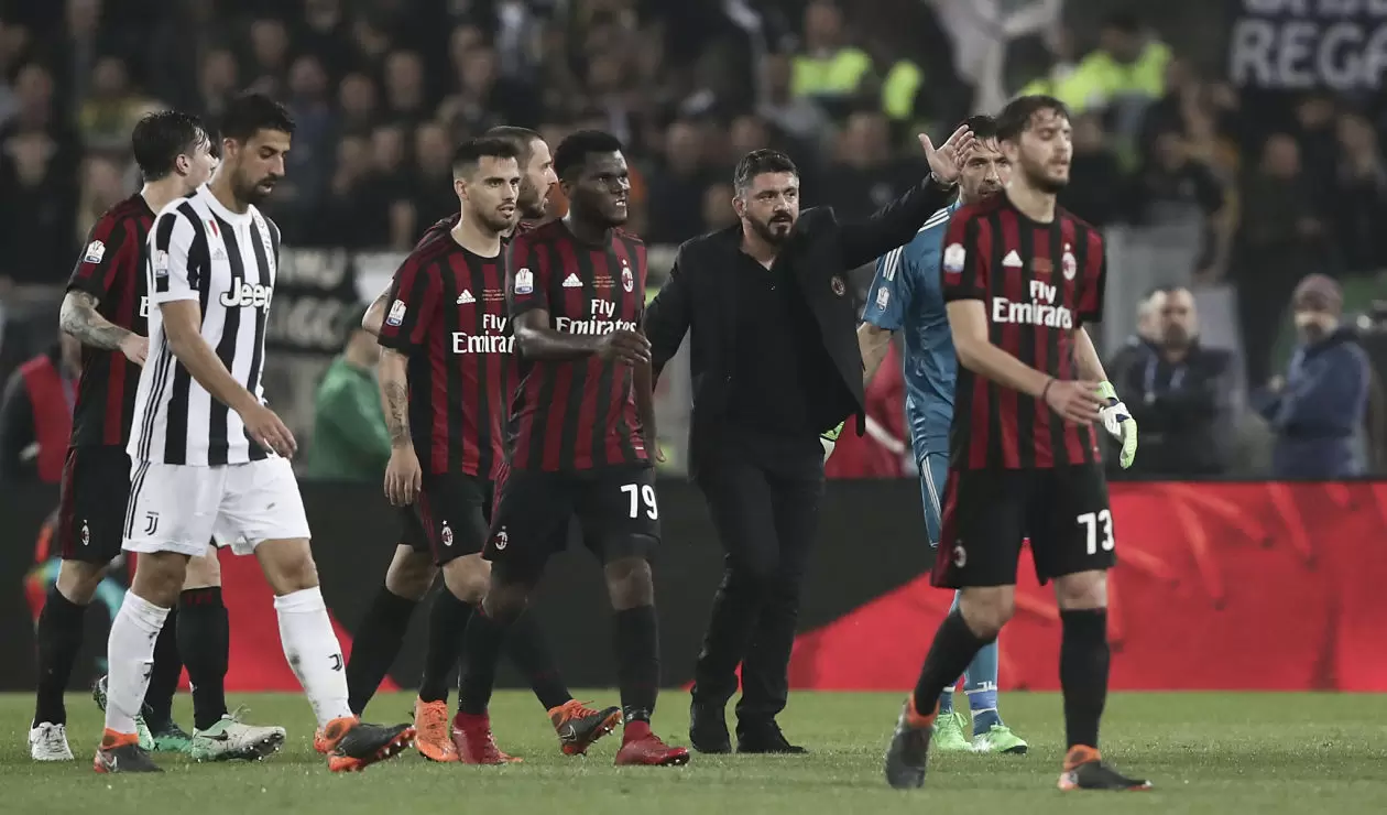 AC Milan volvió a caer con Juventus en la Serie A.