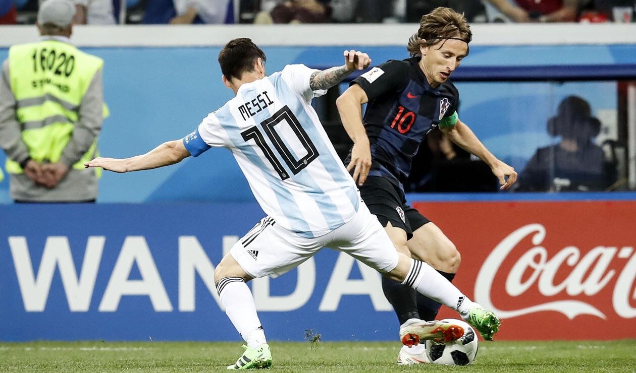 Croacia goleó a Argentina en el Mundial de Rusia 2018