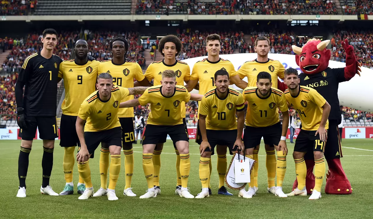 Selección Bélgica en amistoso FIFA previo al Mundial Rusia 2018