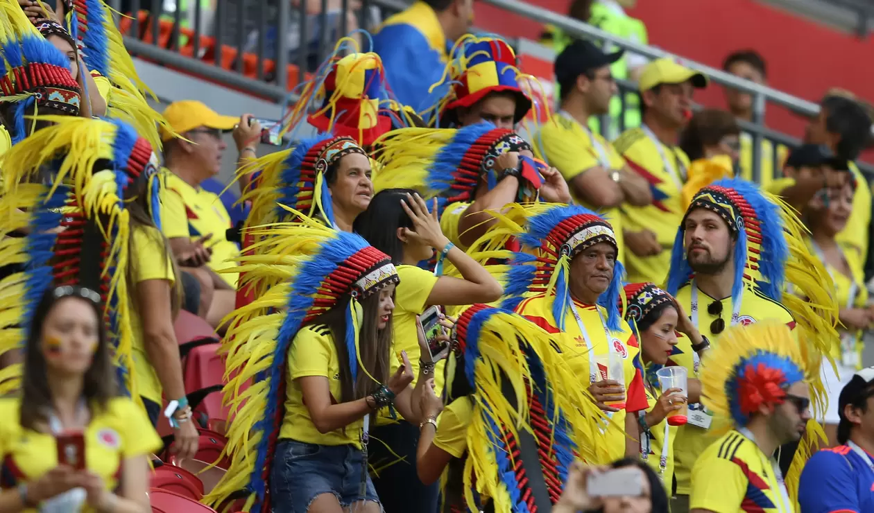 Los colombianos en el Kazán Arena