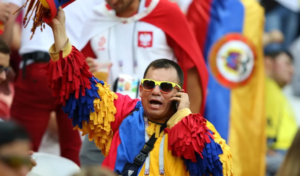 Los colombianos en el Kazán Arena
