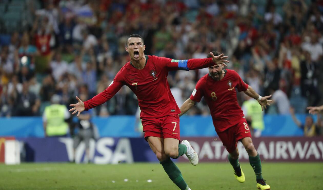Cristiano Ronaldo delantero de Portugal