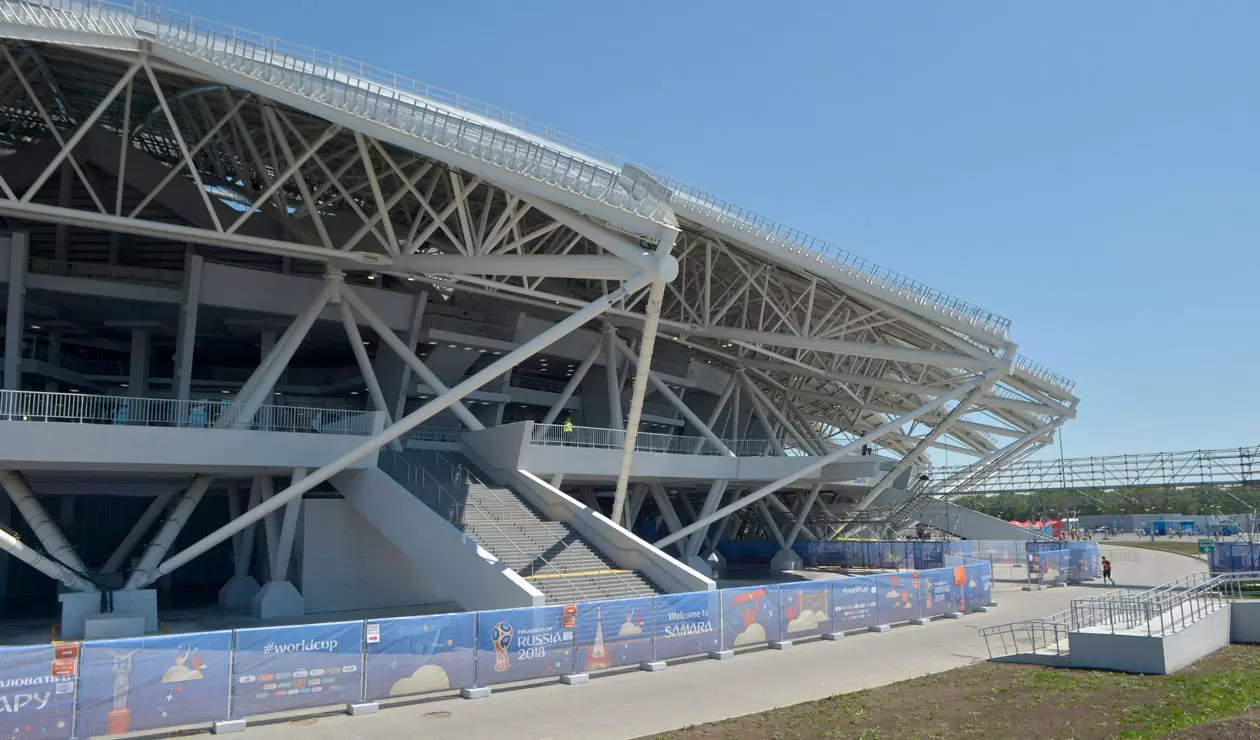 El Samara Arena, estadio de Colombia Vs Senegal en Rusia 2018
