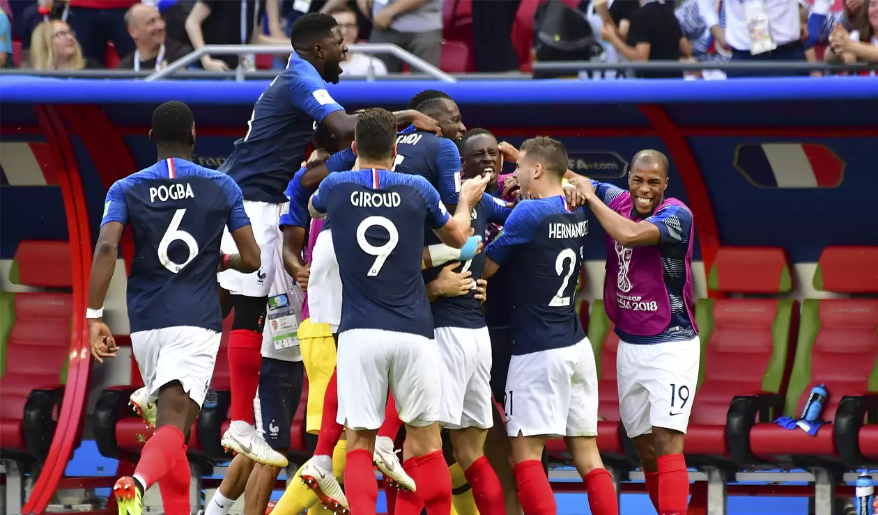 Francia alcanzó un notable triunfo sobre Argentina en Rusia 2018