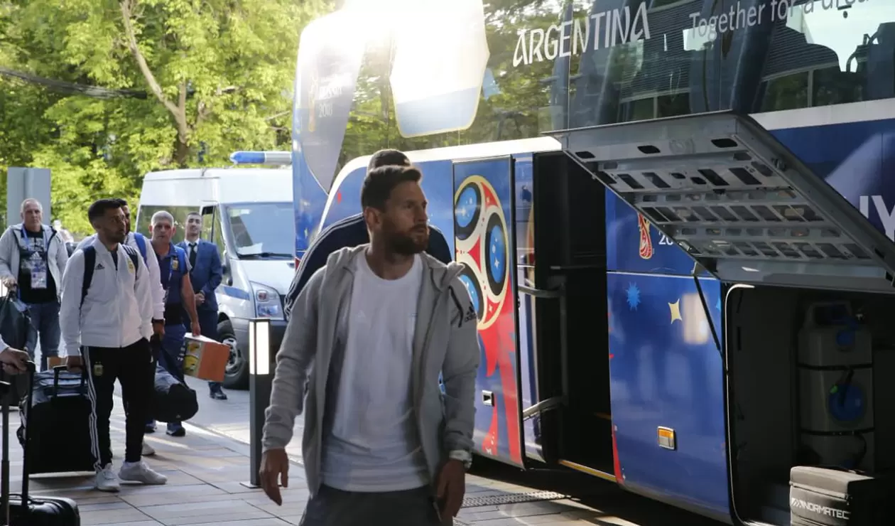 Lionel Messi delantero de la Selección Argentina