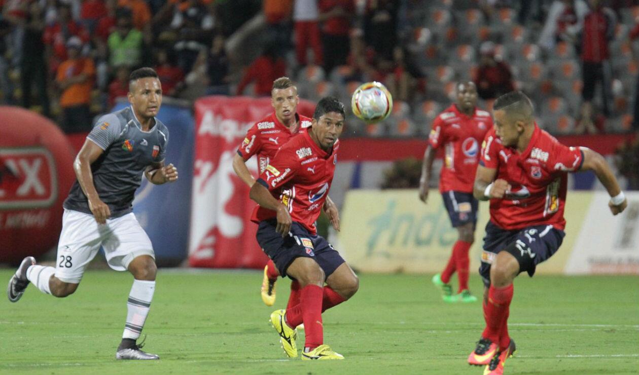 Christian Marrugo jugadno en el Independiente Medellín