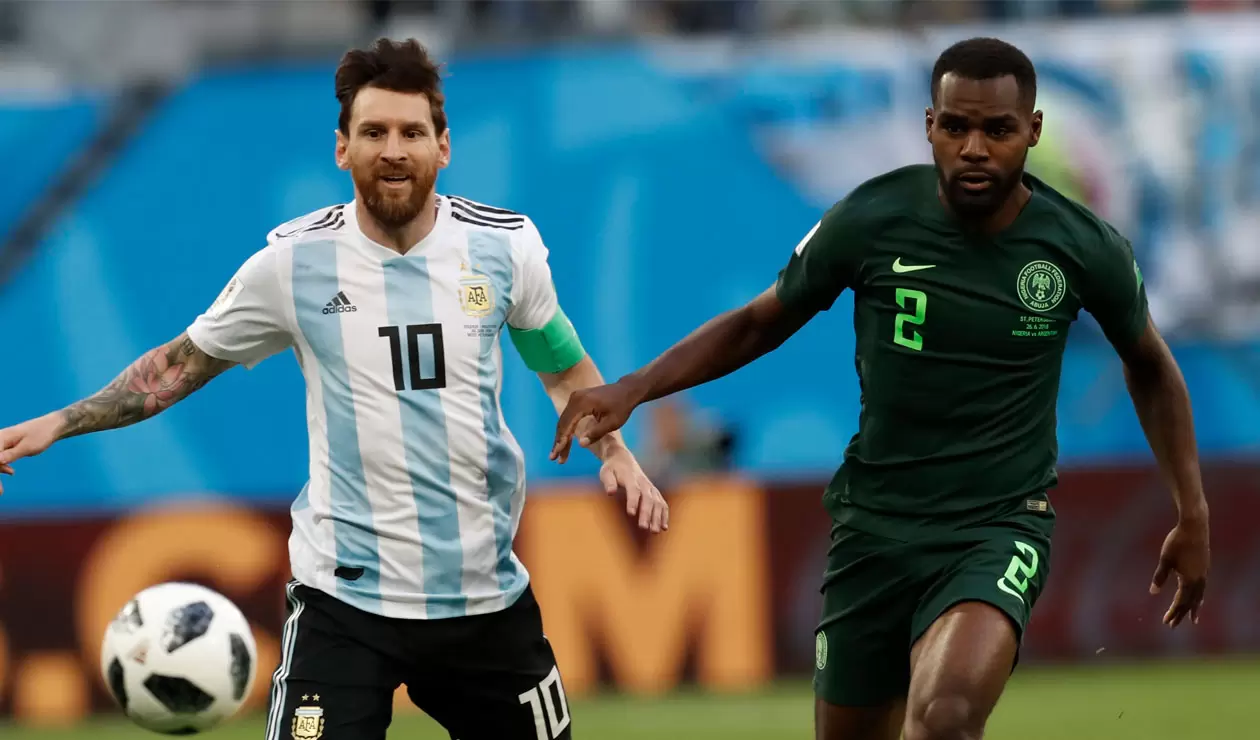 Lionel Messi tuvo un gran partido ante Nigeria en Rusia 2018