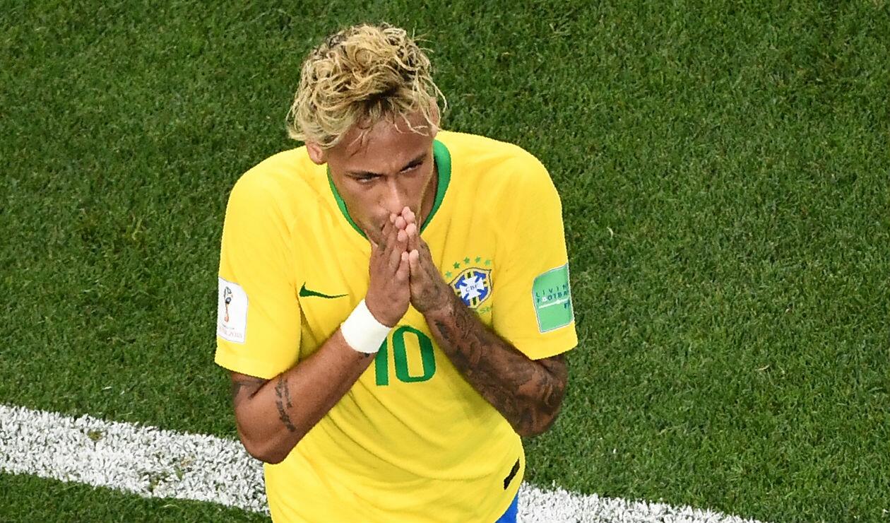 Neymar tuvo un opaco debut en Rusia