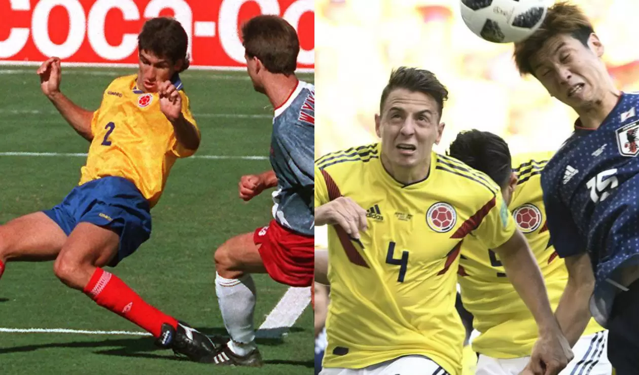 Partido entre Estados Unidos y Colombia en 1994 y encuentro donde la 'Tricolor' perdió ante Japón en su debut en Rusia 2018