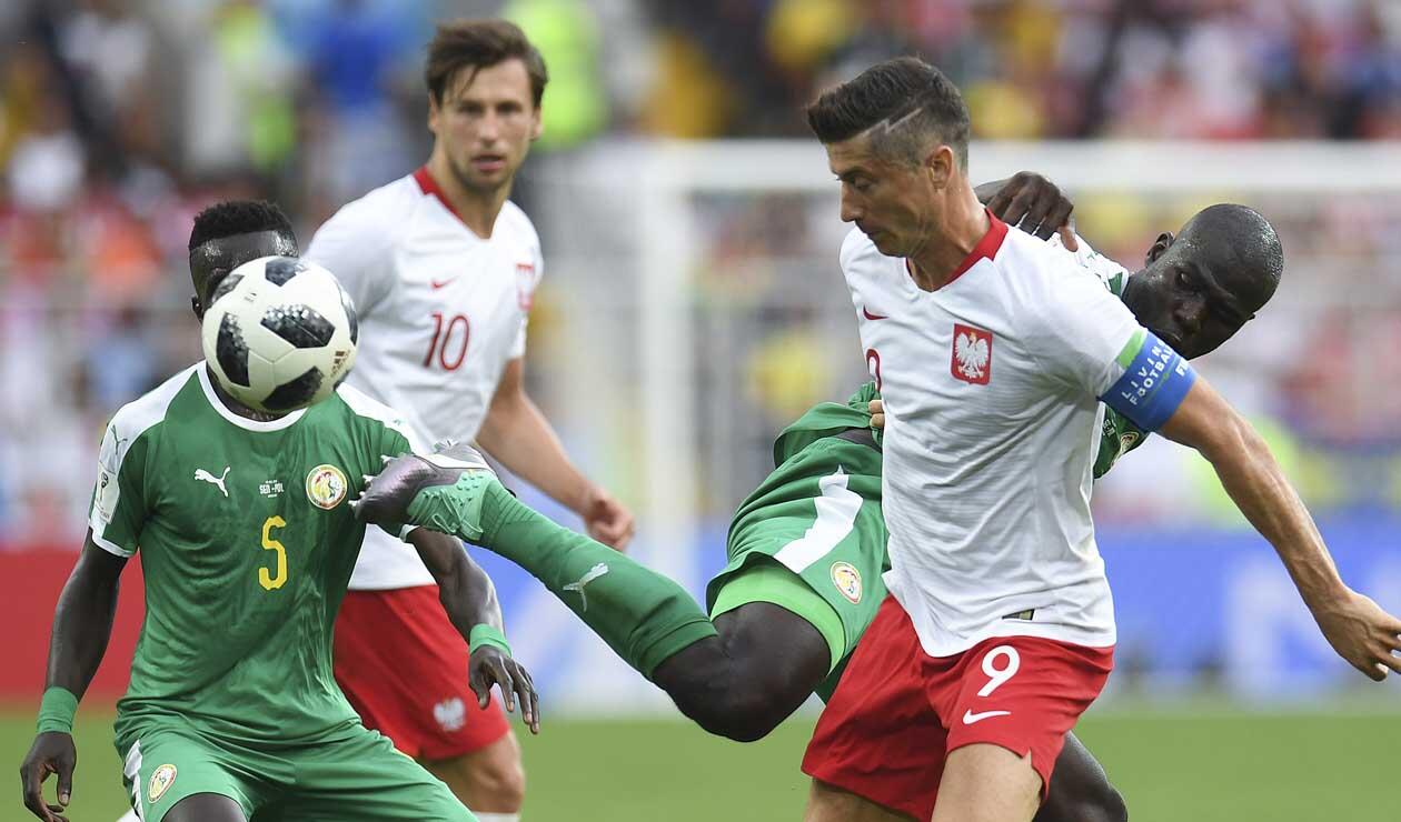 Polonia perdió ante Senegal en su debut mundialista