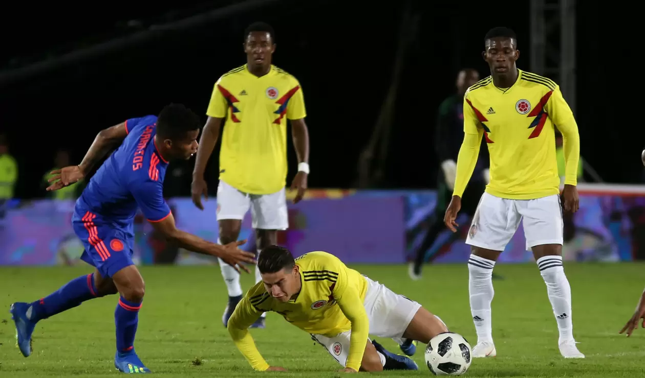 Selección Colombia en El Campín - 2018