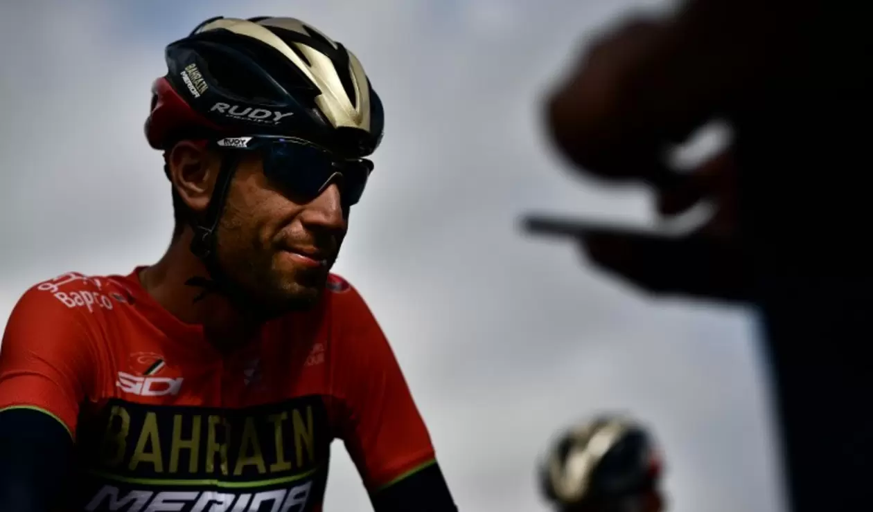 Vincenzo Nibali tras su caída en la etapa 12 del Tour de Francia