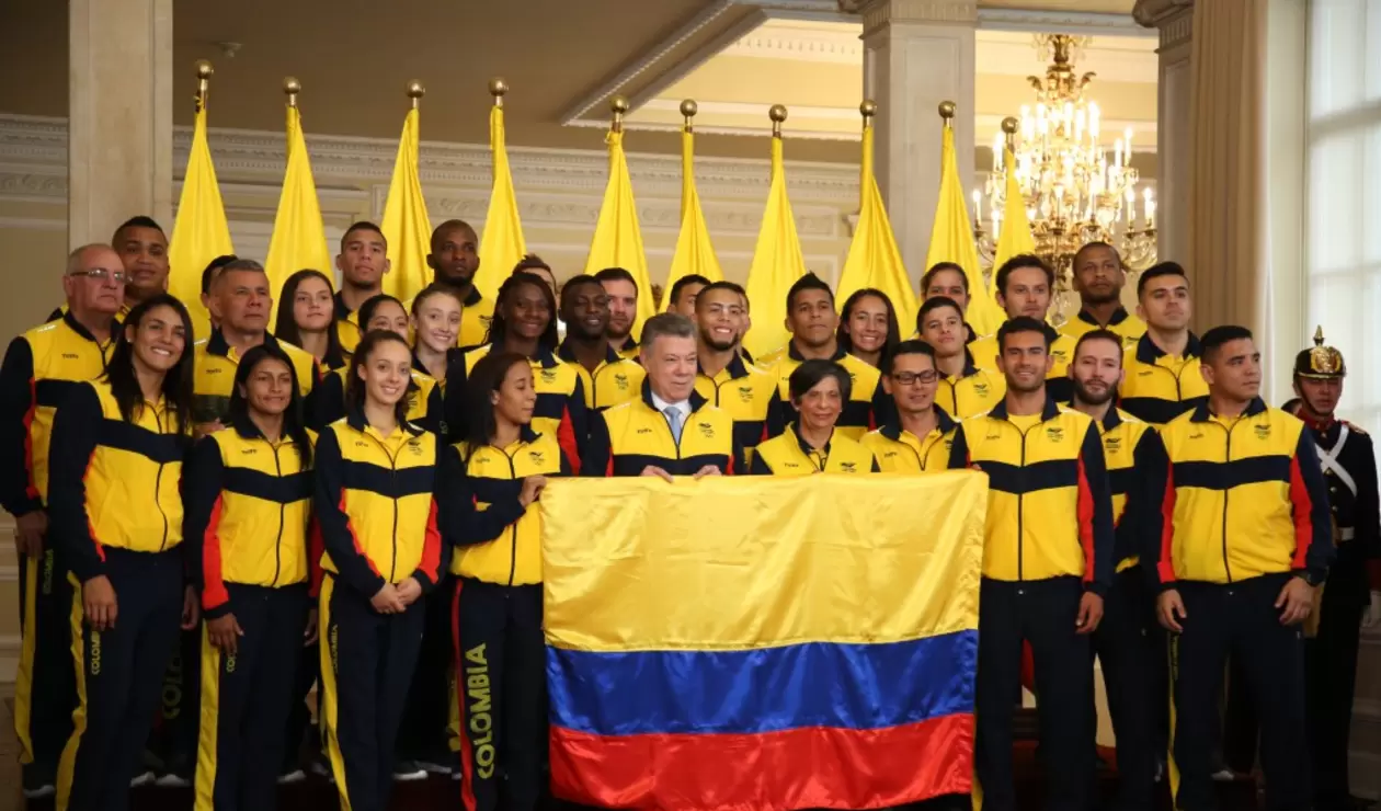 Delegación colombiana que disputará los Juegos Centroamericanos y del Caribe