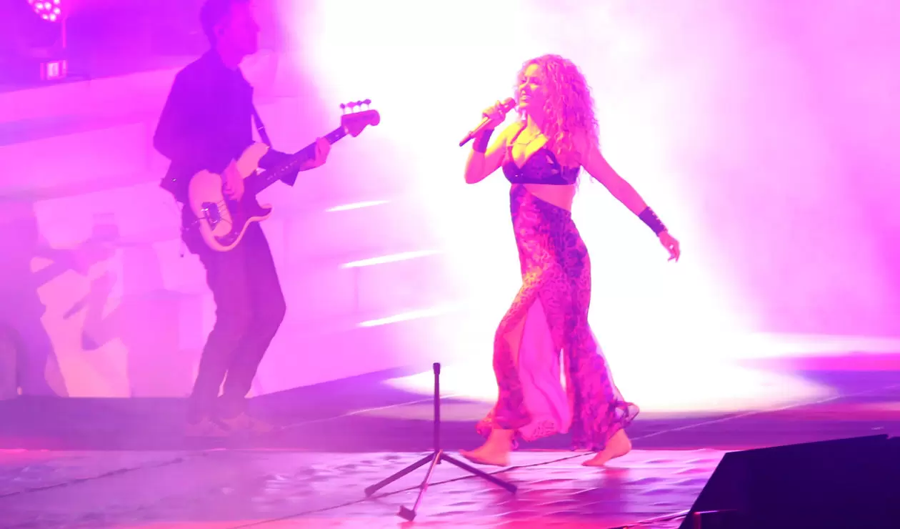 Shakira durante la inauguración de los JUEGOS CENTROAMERICANOS Y DEL CARIBE Barranquilla 2018