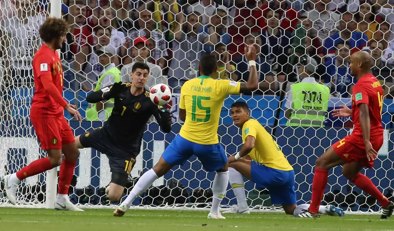 Brasil vs Bélgica Rusia 2018