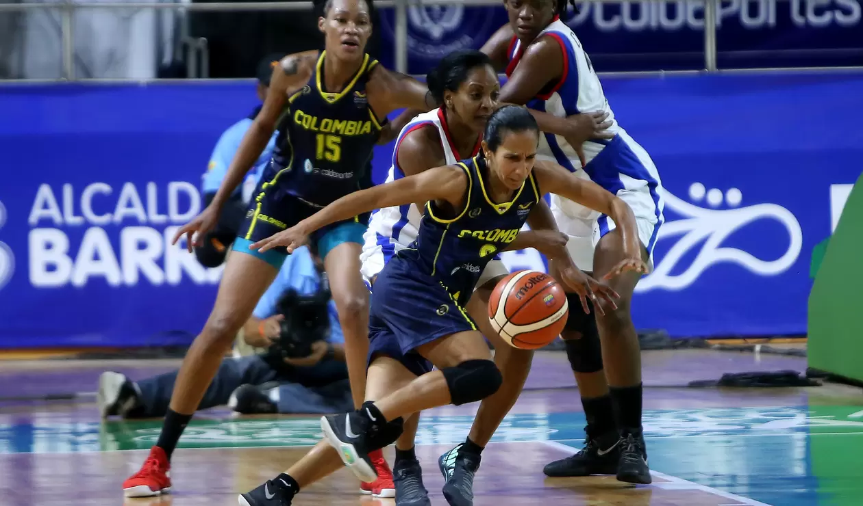 Colombia venció a Cuba y se hizo con el oro en el baloncesto femenino