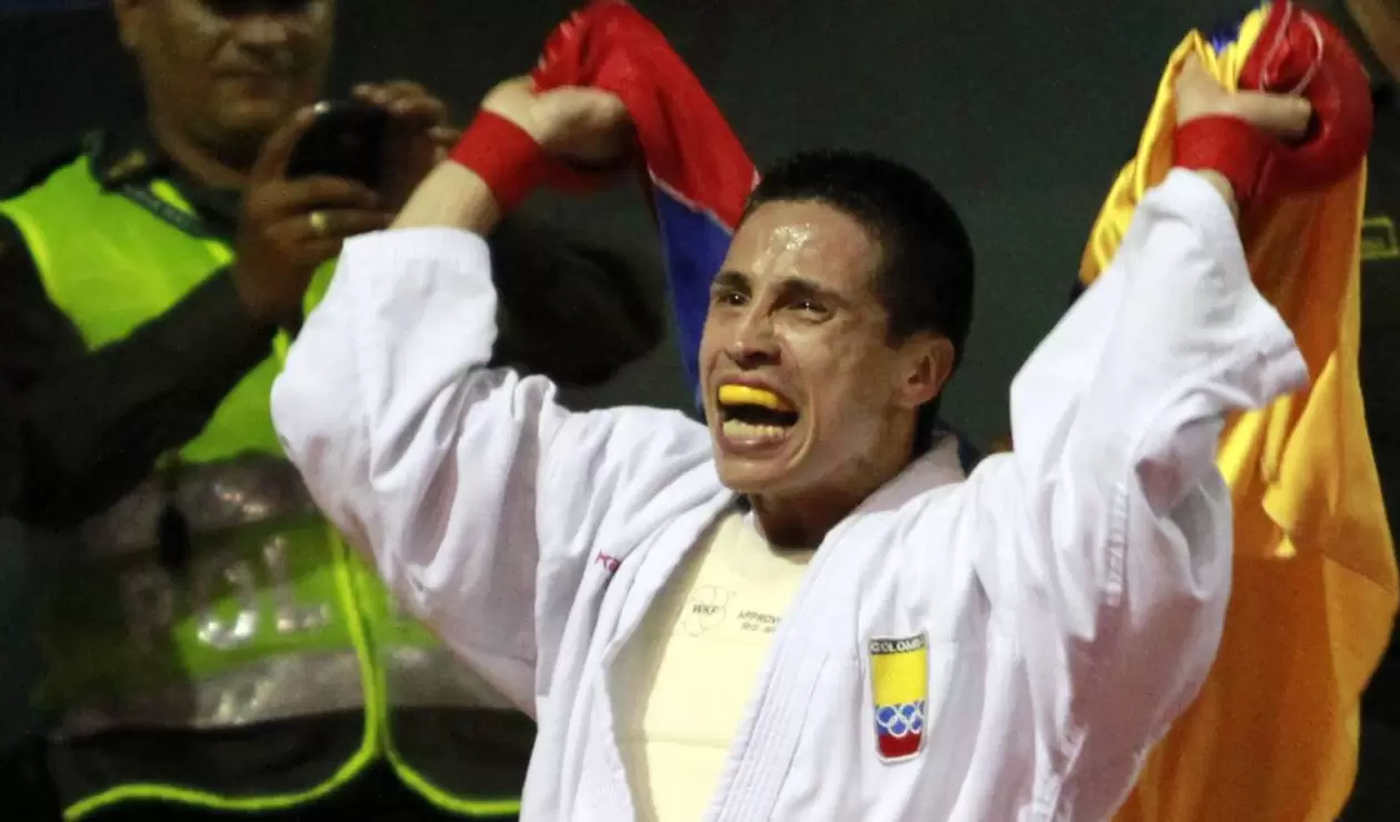 Andrés Rendón ganó oro para Colombia en Karate