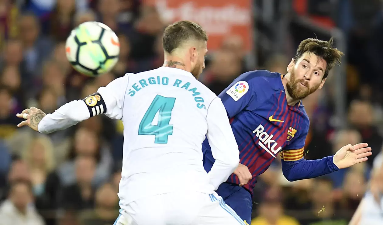 Lionel Messi y Sergio Ramos 