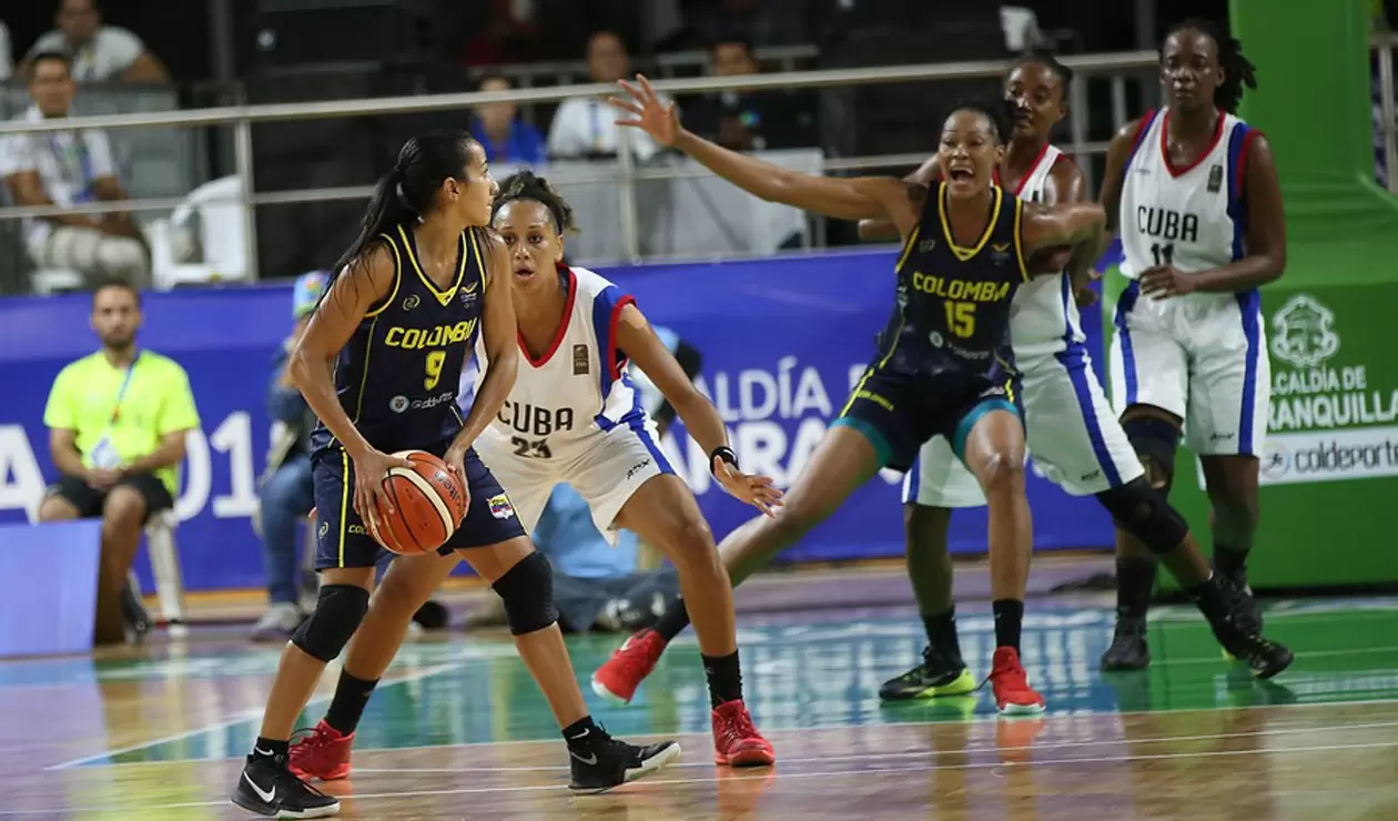 Colombia Cuba Baloncesto Centroamericanos 2018