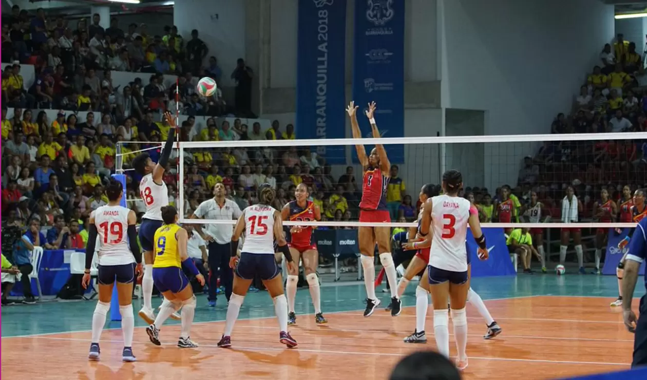 Colombia perdió ante R. Dominicana en voleibol y se colgó la medalla de plata
