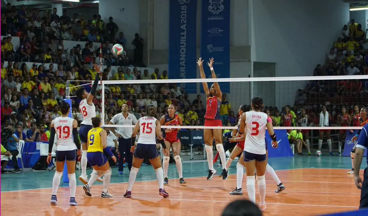 Colombia perdió ante R. Dominicana en voleibol y se colgó la medalla de plata